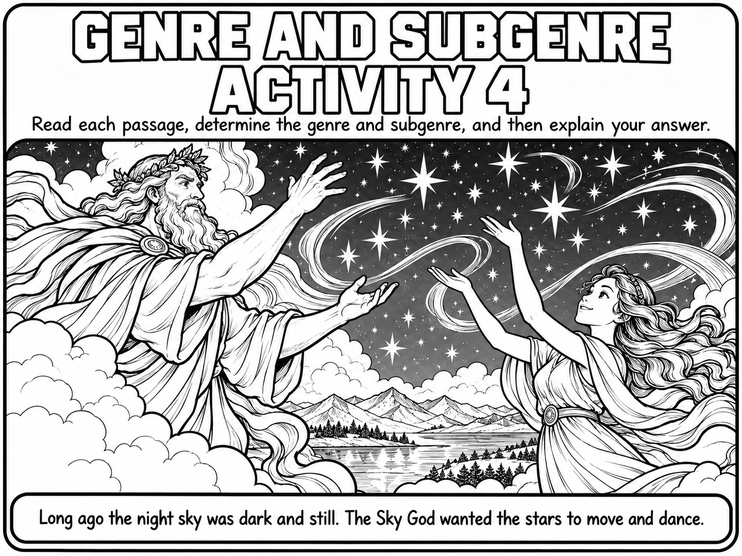Genre and Subgenre Activity 4 preview