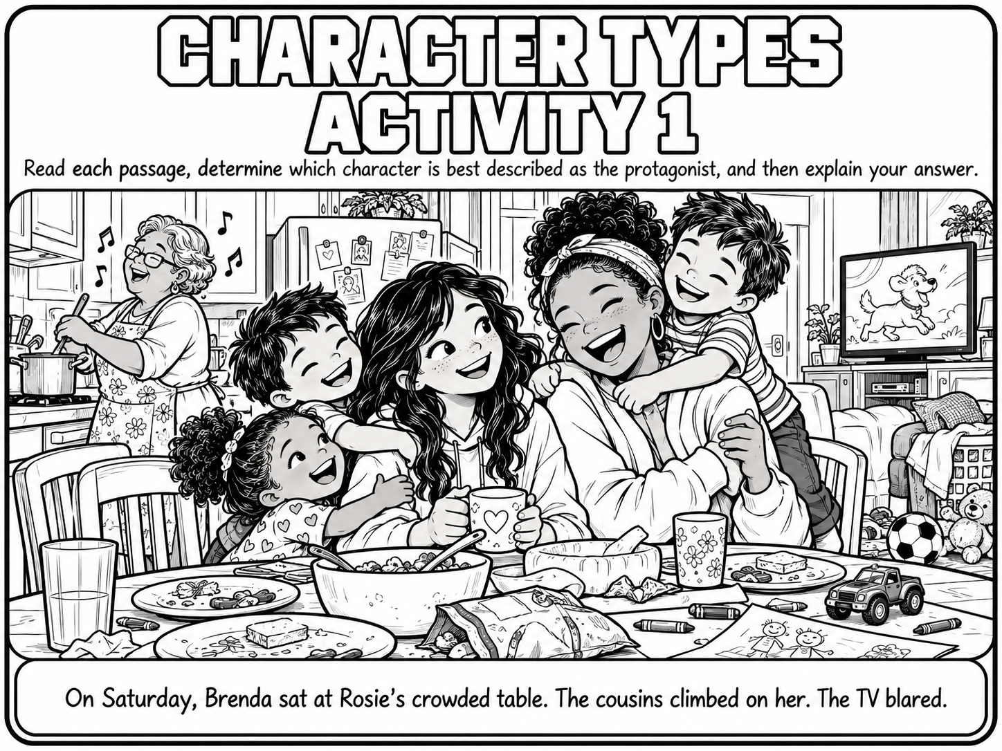 Character Types Activity 1 preview